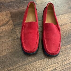 Tod's Red Suede women’s Loafers